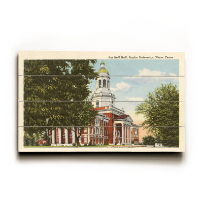 Baylor University, Waco, Texas Wood Sign Baylor University, Waco, Texas Wood Sign