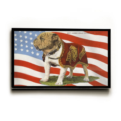 Marine Corps Boxer, 'Duffy' Wood Sign Marine Corps Boxer, 'Duffy' Wood Sign