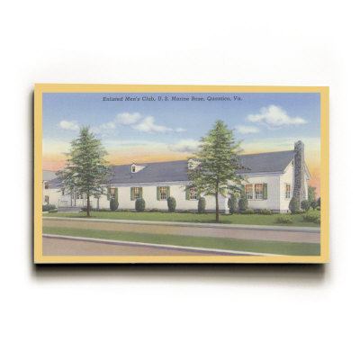 Enlisted Men's Club, Quantico Wood Sign