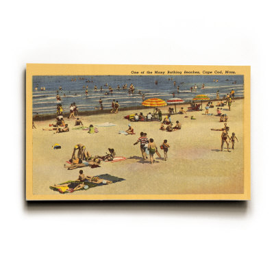 Beach, Cape Cod, Mass. Wood Sign Beach, Cape Cod, Mass. Wood Sign