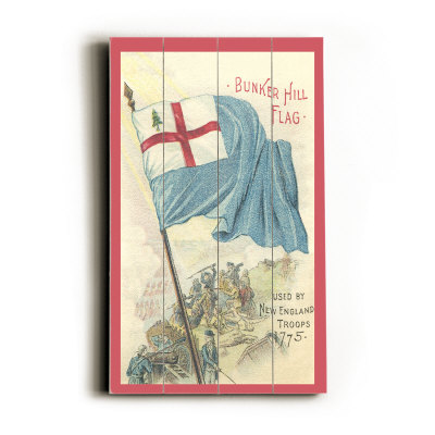 Bunker Hill Flag Wood Sign Bunker Hill Flag Wood Sign