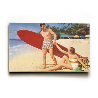 Couple Going Surfing Wood Sign Couple Going Surfing Wood Sign