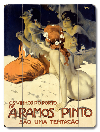 A.Ramos Pinto Wood Sign A.Ramos Pinto Wood Sign