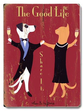 The Good Life Wood Sign The Good Life Wood Sign