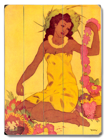 Lei Maker Wood Sign Lei Maker Wood Sign