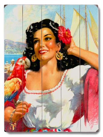 Senorita Mexico Wood Sign Senorita Mexico Wood Sign
