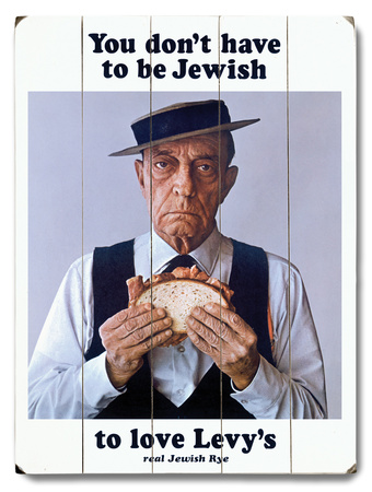 Buster Keaton Levy Jewish Rye Wood Sign Buster Keaton Levy Jewish Rye Wood Sign