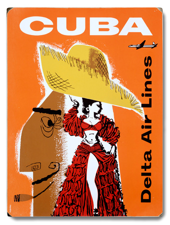 Cuba Delta Air Lines Travel Wood Sign Cuba Delta Air Lines Travel Wood Sign