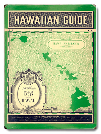 Matson Hawaiian Guide Map Wood Sign Matson Hawaiian Guide Map Wood Sign