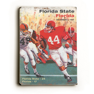 Florida State VS Florida Wood Sign Florida State VS Florida Wood Sign