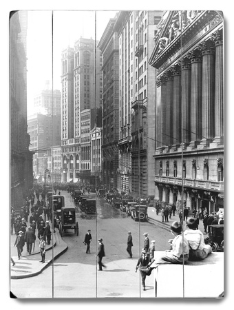 New York City Wall Street Wood Sign New York City Wall Street Wood Sign