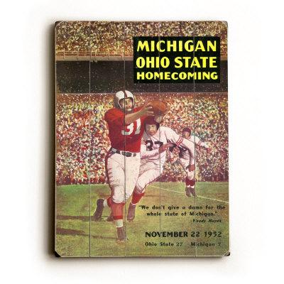 Ohio State VS Michigan Wood Sign Ohio State VS Michigan Wood Sign