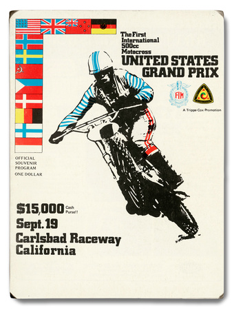 500cc US Motocross Grand Prix Wood Sign 500cc US Motocross Grand Prix Wood Sign