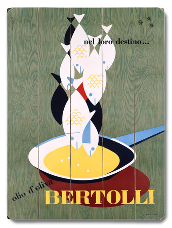 Italian Bertolli Seafood Cooking Wood Sign Italian Bertolli Seafood Cooking Wood Sign