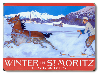 Winter in St. Moritz Wood Sign Winter in St. Moritz Wood Sign