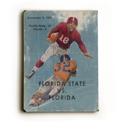 Florida State VS Florida Wood Sign Florida State VS Florida Wood Sign