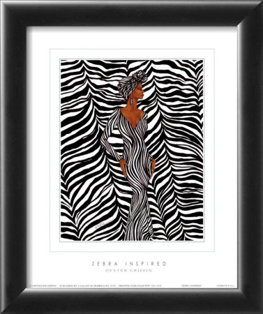 Zebra Inspired Framed Print Zebra Inspired Framed Print