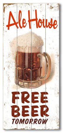 Ale House - Free Beer Wood Sign Ale House - Free Beer Wood Sign