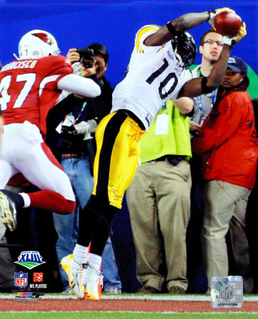 Santonio Holmes - Super Bowl XLIII Photograph Santonio Holmes - Super Bowl XLIII Photograph