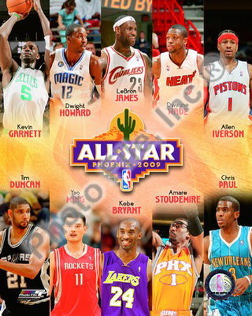 2008-09 NBA All Star Game Photograph 2008-09 NBA All Star Game Photograph