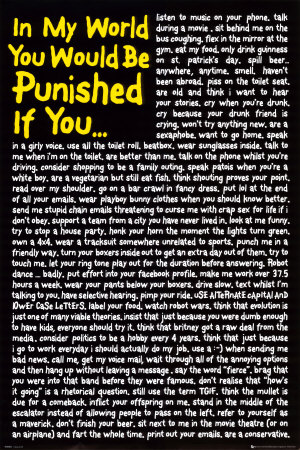 In My World Poster In My World Poster