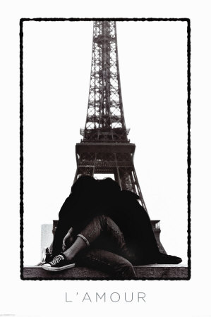 L'amour - Eiffel Tower Poster L'amour - Eiffel Tower Poster