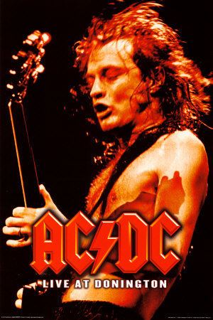 AC/DC- Live At Donington Poster AC/DC- Live At Donington Poster