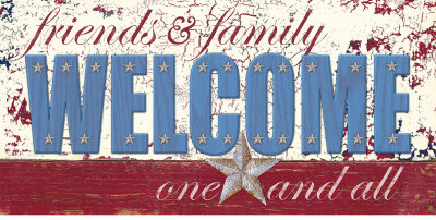 Patriotic Welcome Print Patriotic Welcome Print