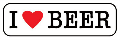 I Love Beer Poster I Love Beer Poster