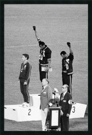 Black Power Salute Framed Fine Art Print Black Power Salute Framed Fine Art Print