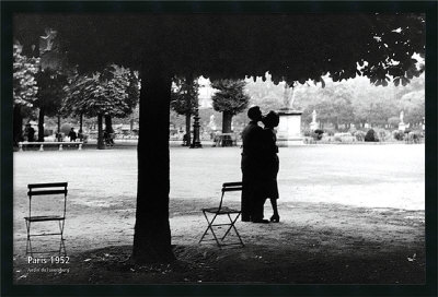 Paris 1952 - Jardin du Luxem Framed Fine Art Print Paris 1952 - Jardin du Luxem Framed Fine Art Print