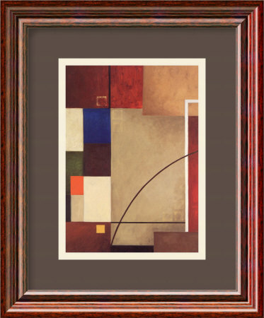 Red Squares I Framed Fine Art Print Red Squares I Framed Fine Art Print