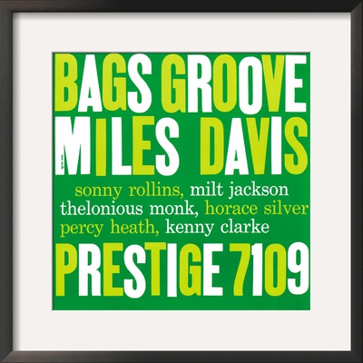 Miles Davis - Bags Groove Framed Photographic Print Miles Davis - Bags Groove Framed Photographic Print