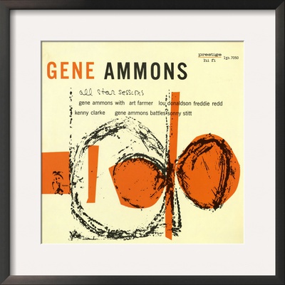 Gene Ammons - All-Star Sessions Framed Photographic Print Gene Ammons - All-Star Sessions Framed Photographic Print