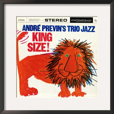 Andre Previn - King Size Framed Photographic Print Andre Previn - King Size Framed Photographic Print