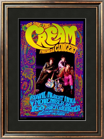 Cream Farewell Concert Framed Print Cream Farewell Concert Framed Print