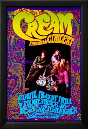 Cream Farewell Concert Framed Print Cream Farewell Concert Framed Print