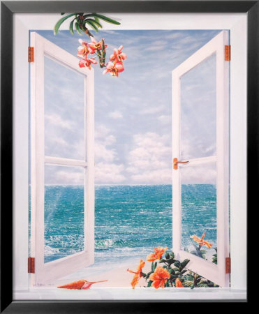 Open Shutters Framed Print Open Shutters Framed Print
