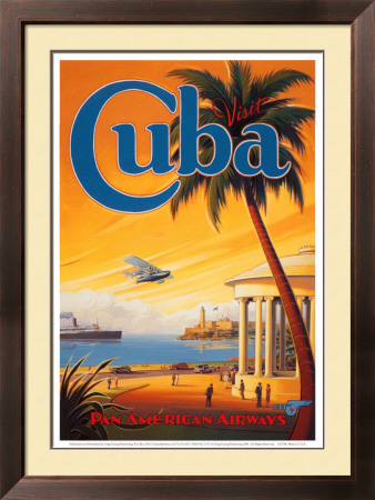 Visit Cuba Framed Print Visit Cuba Framed Print