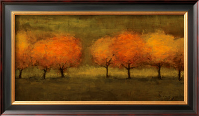 Red Trees II Framed Print Red Trees II Framed Print