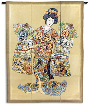 japanese art geisha. Geisha Wall Tapestry