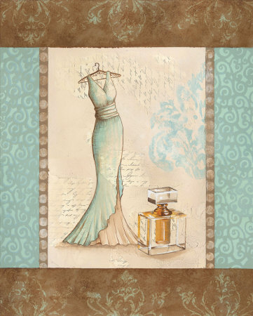 Aqua Fashion I Print Aqua Fashion I Print