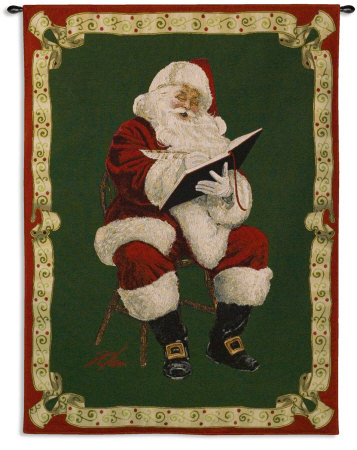 Santa's Notes Wall Tapestry Santa's Notes Wall Tapestry