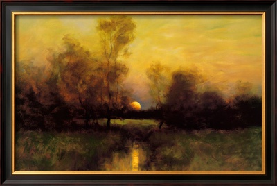 Summer Moonrise Framed Print Summer Moonrise Framed Print