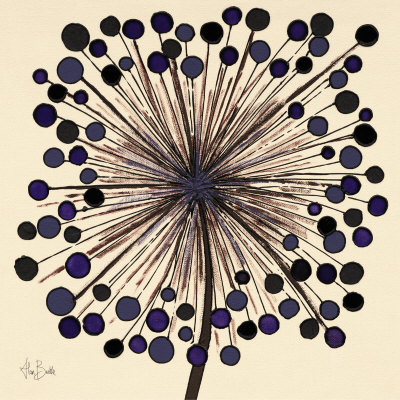 Lilac Bubble Flower Print Lilac Bubble Flower Print