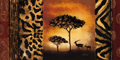 Antelope Collage Print Antelope Collage Print