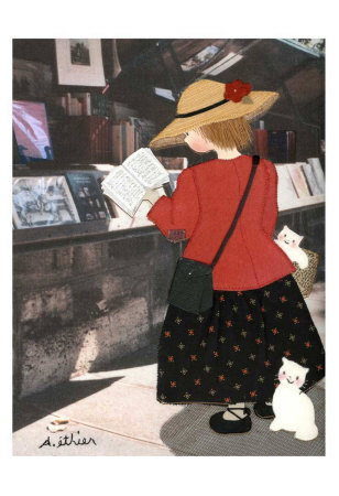 La Bouquineuse Print La Bouquineuse Print