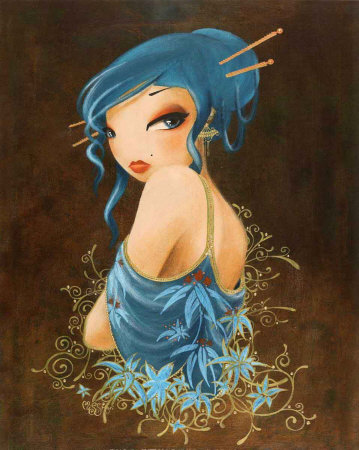 Fleur Bleue Print Fleur Bleue Print
