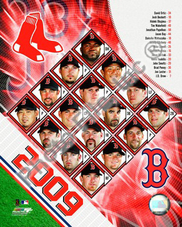 red sox images. 2009 Boston Red Sox Photograph