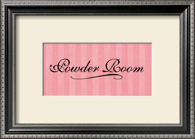 Powder Room Framed Print Powder Room Framed Print